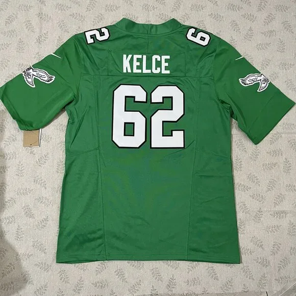 Philadelphia Eagles Green Jersey #62 KELCE NFL